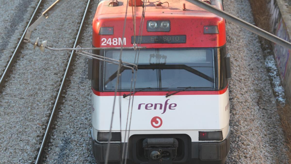 Tren de cercanías de Murcia.