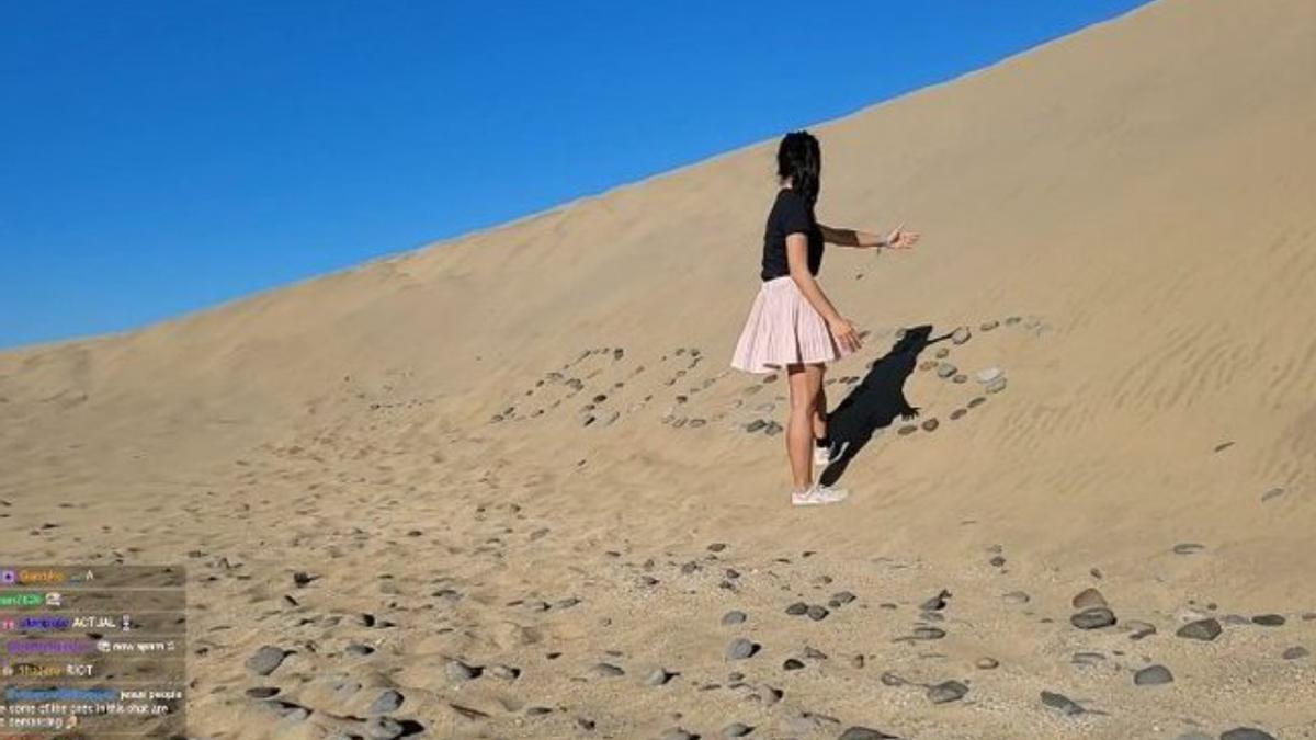 VIRAL: Acto vandálico en las Dunas de Maspalomas, en directo