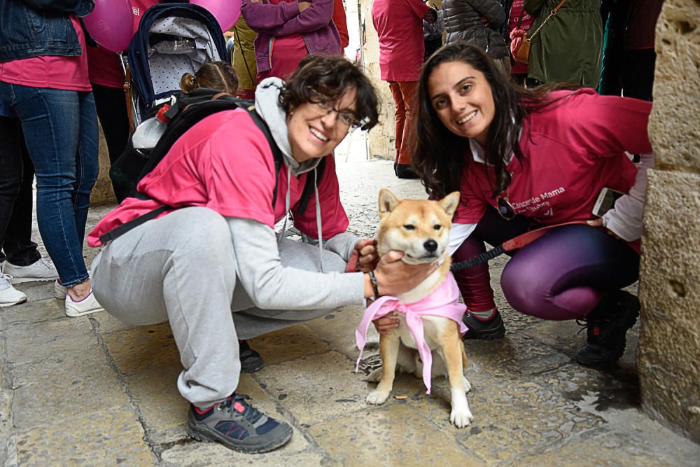 Alcoy se tiñe de rosa contra el cáncer de mama