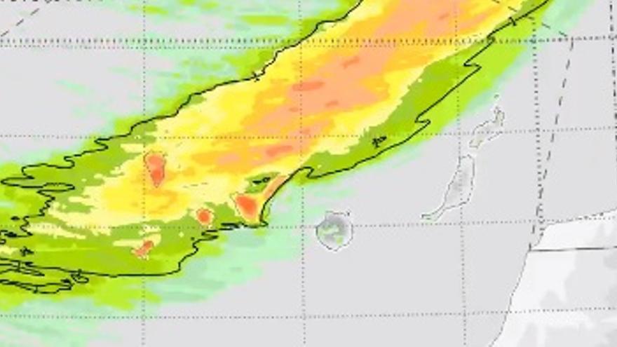 La borrasca Bárbara dejará lluvias en Canarias