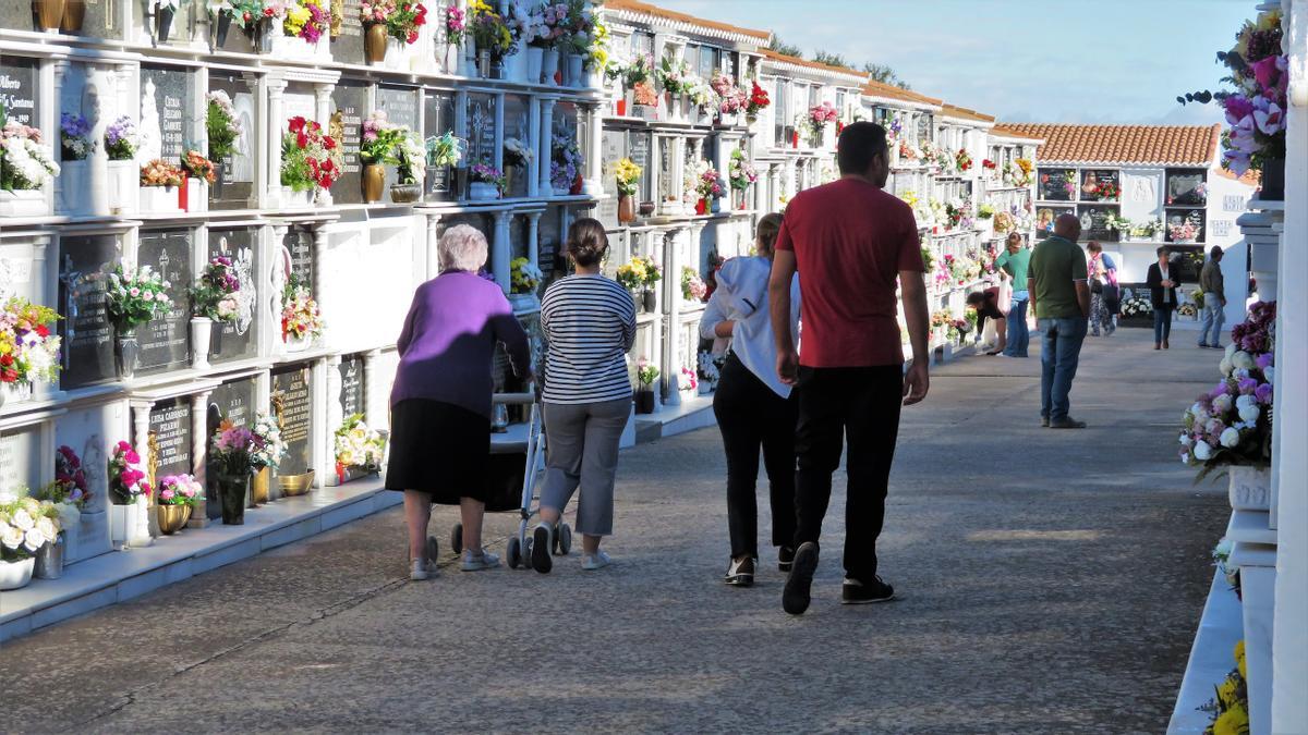 Instalaciones del cementerio municipal de Monesterio