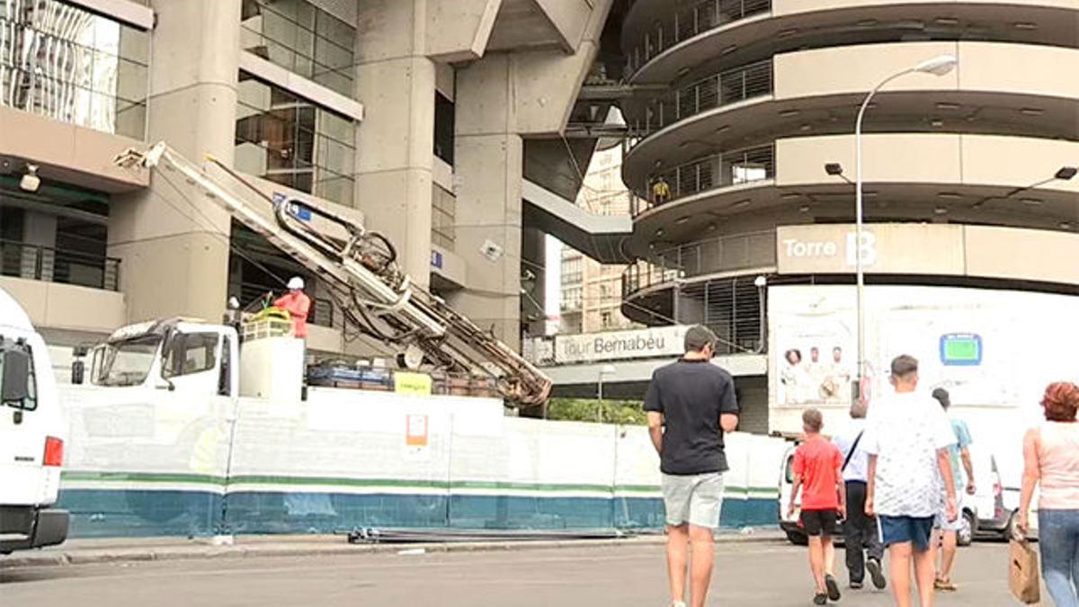 Comienza la transformación del Bernabéu