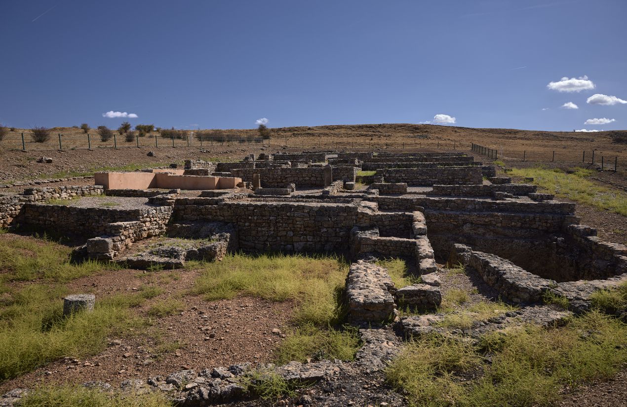 Las ruinas de la ciudad romana de Uxama