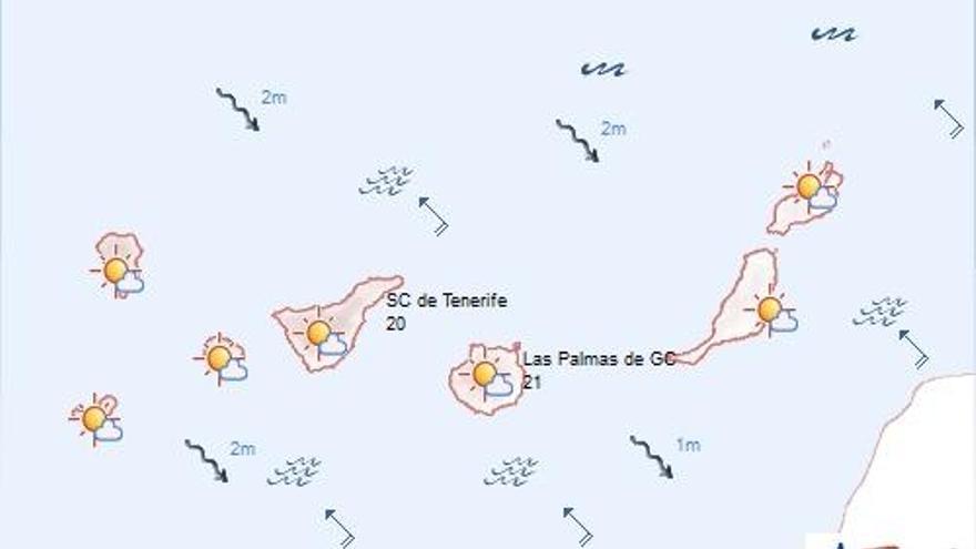 El viento del sureste vuelve a traer calima a Canarias