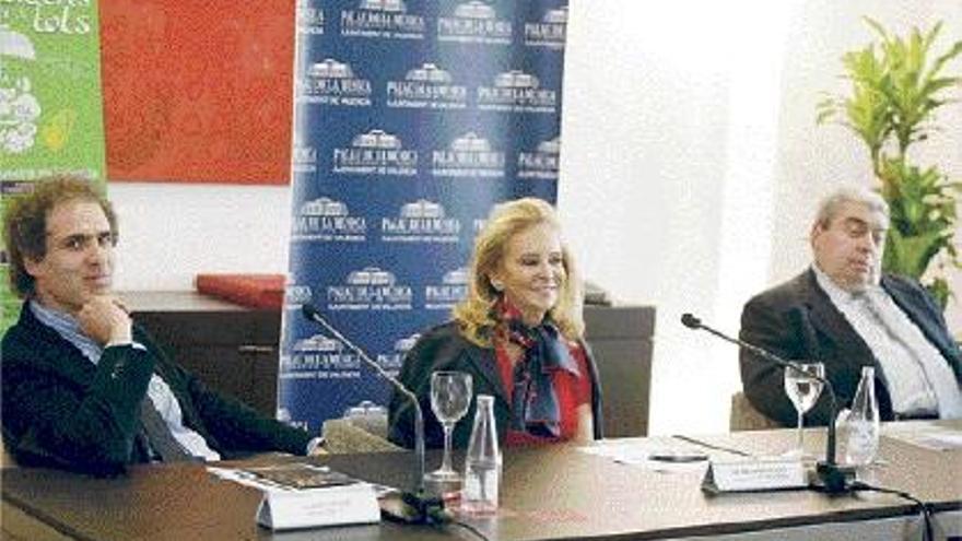 equipo directivo. Traub, Beneyto y Almazán, en su comparecencia pública más reciente.