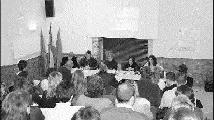 Reunión celebrada en la Casa de Cultura de Tineo para iniciar la redacción del plan integral de infancia y adolescencia.