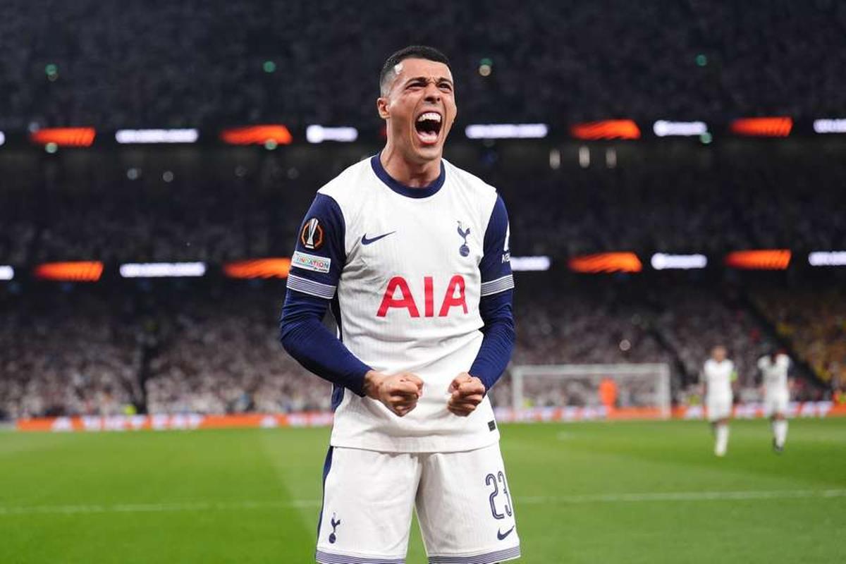 Con el Tottenham Hotspur.