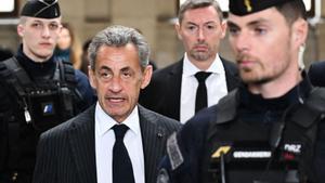 L’expresident francès Nicolas Sarkozy, a l’arribar davant el Tribunal d’Apel·lació de París. | BERTRAND GUAY / AFP