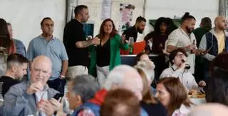 Pulpo y bollo preñao para festejar en La Braña