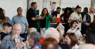 Pulpo y bollo preñao para festejar en La Braña