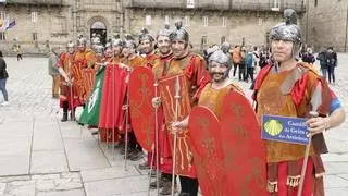 De romanos para promocionar un nuevo Camino a Santiago