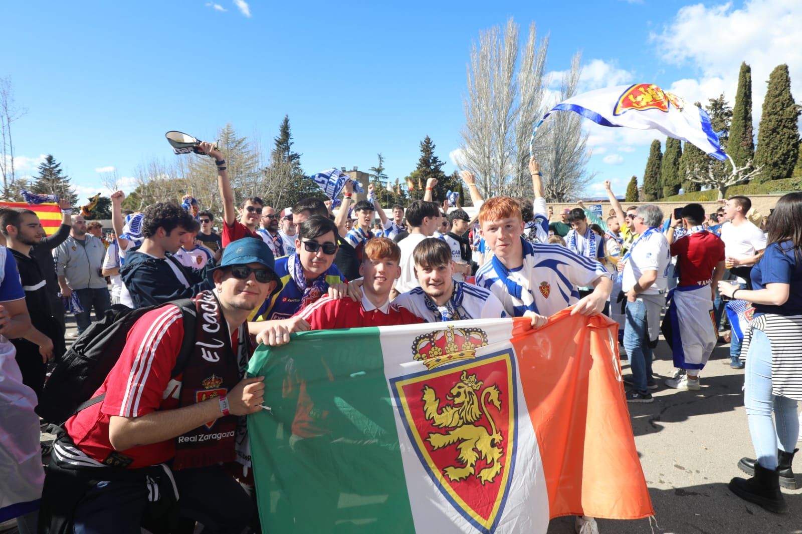 El derbi aragonés, en imágenes