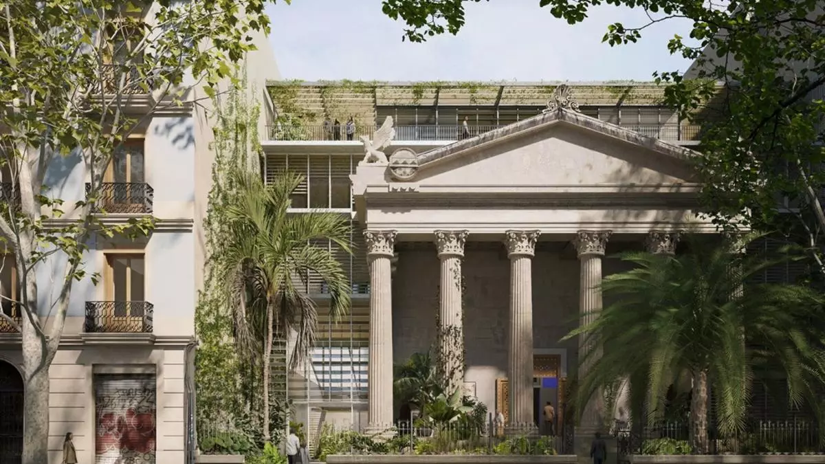 El Taller Masriera, ajardinado y desnudo de añadidos arquitectónicos, renacerá como biblioteca y espacio vecinal y teatral