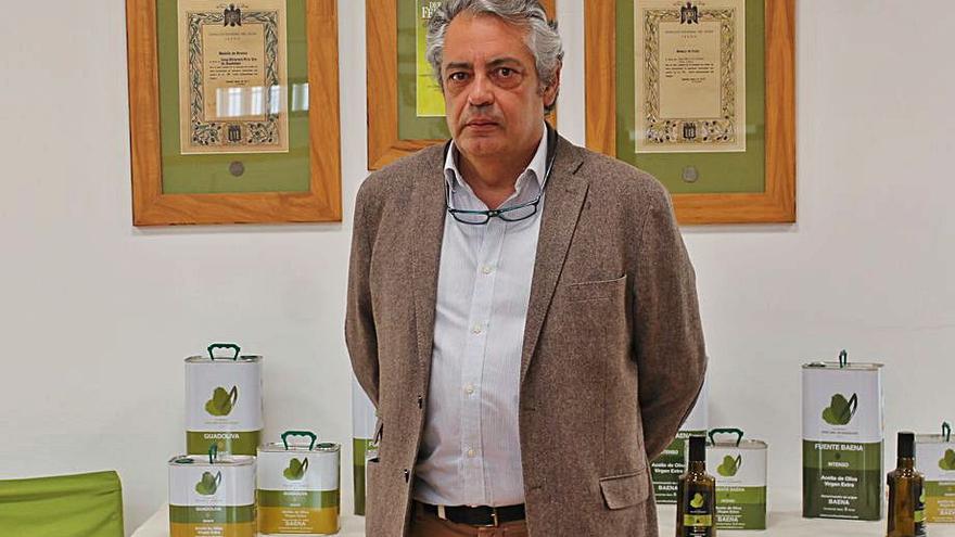 Javier Alcalá, en las instalaciones de la cooperativa de Guadalupe.