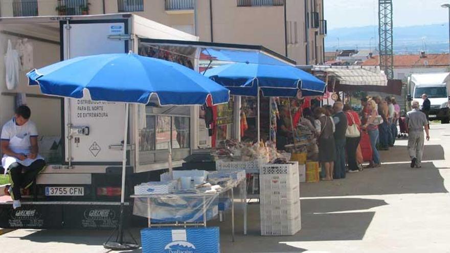 Jaraíz se ha quedado hoy sin mercadillo