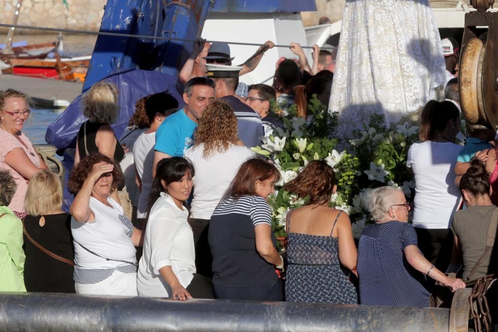 Procesión marítima de la Virgen del Carmen en Cartagena