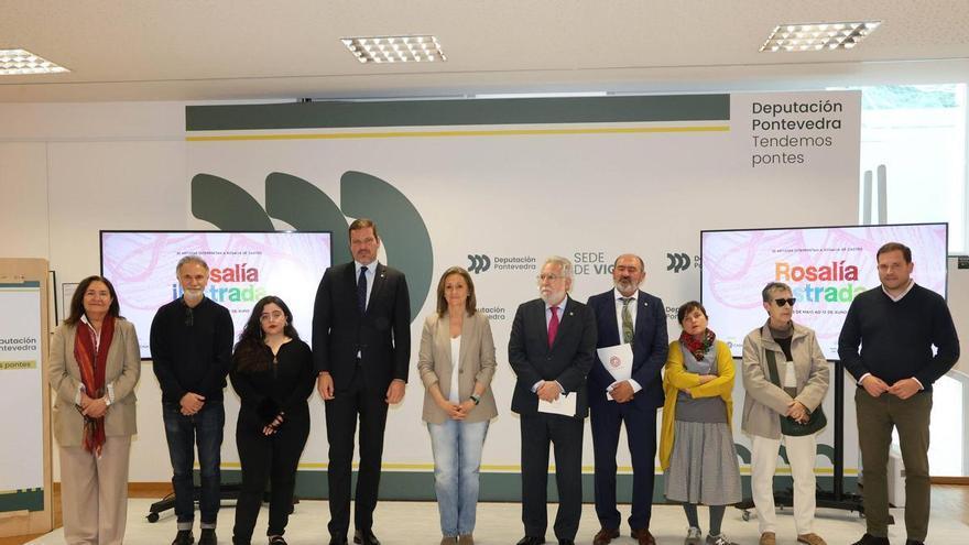 A Fundación Rosalía de Castro inaugura a exposición «Rosalía Ilustrada»