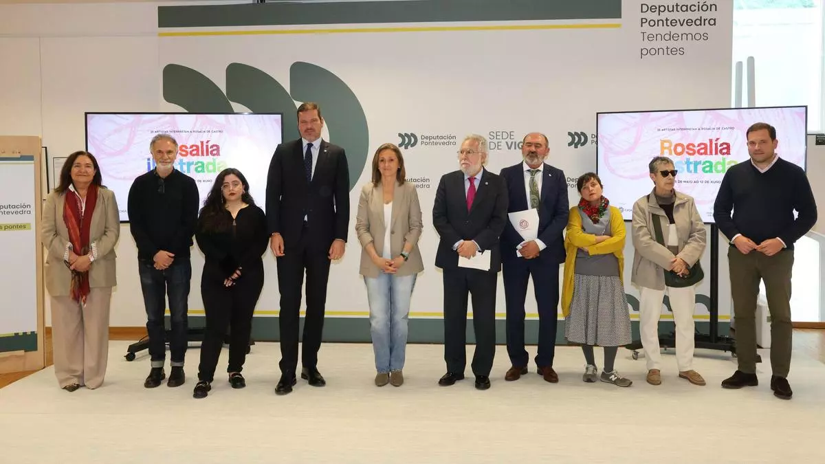 A Fundación Rosalía de Castro inaugura a exposición «Rosalía Ilustrada»