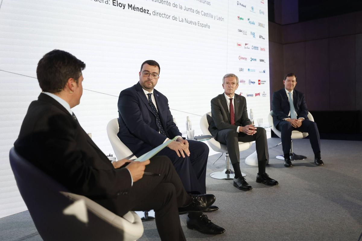 Barbón, Rueda i Mañueco reclamen avenços en el Corredor Atlàntic, la fi dels peatges i un nou model de finançament