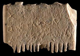Un antiguo diente de marfil contiene la primera oración gramatical completa del cananeo
