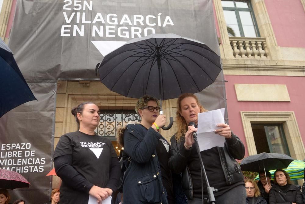 Manifestaciones en Galicia contra el maltrato. // I. Osorio, Bernabé/Luismy, G. Núñez, N. Parga