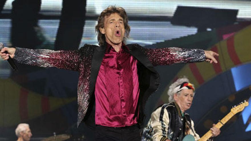 The Rolling Stones durante su concierto en Cuba.