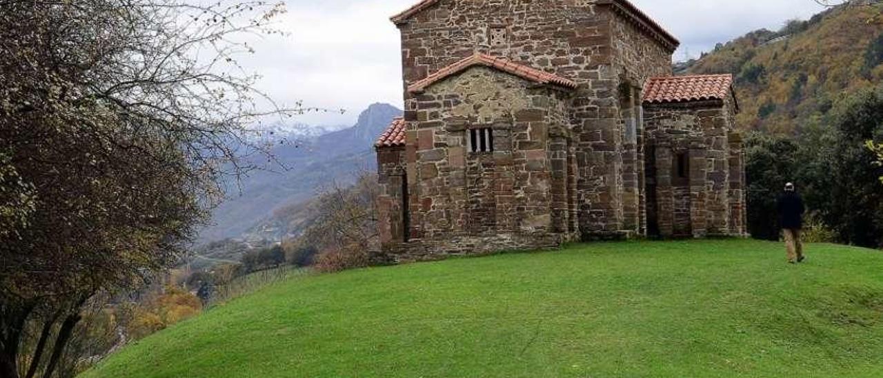 El templo prerrománico de Santa Cristina de Lena.