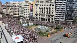 Siete lipotimias en la primera mascletà de las Fallas 2024