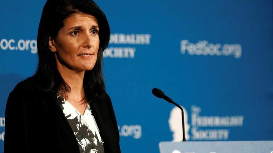 La gobernadora de Carolina del Sur, Nikki Haley.