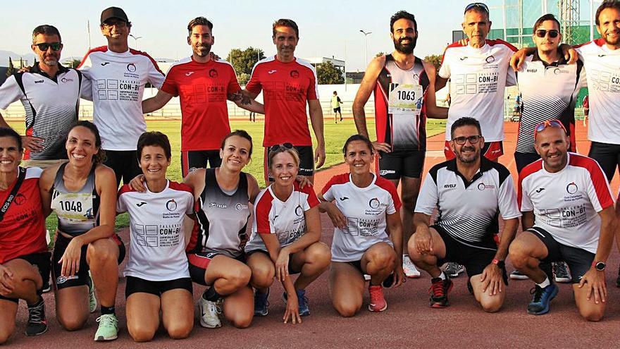 Integrantes del Club Atletisme Badia de Palma.