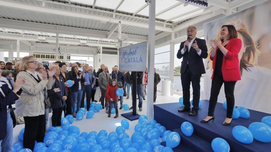 Català quiere a su gente movilizada y apela al voto útil del PP