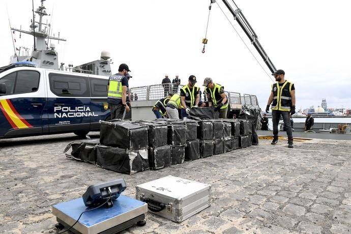 Desembarco de 1.500 kilos de coca en Gran Canaria