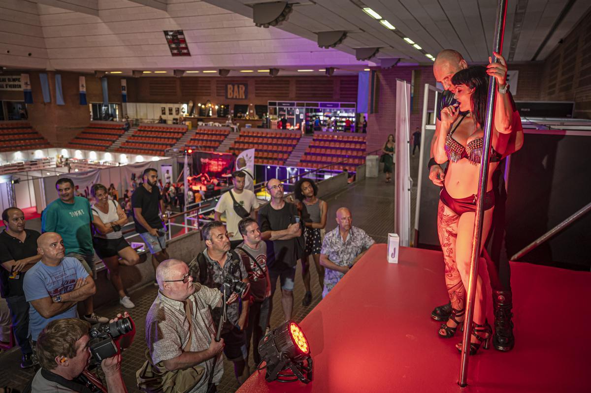 Ambiente en la primera jornada del Salón Erótico