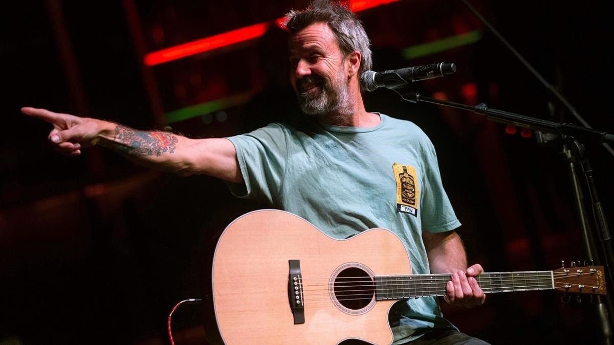 Pau Donés, en el concierto de Jarabe de Palo en Luz de Gas