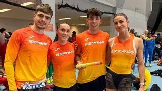 ¡España, plata en el 4x400 mixto en el Mundial de Torun!