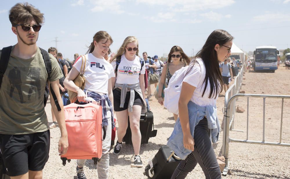 Empiezan a llegar los primers fibers a Benicàssim