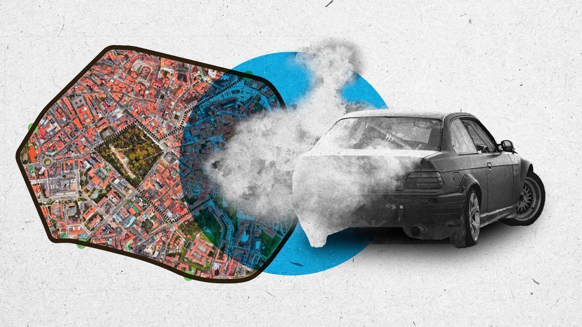 Oviedo abre una consulta vecinal para regular la zona de bajas emisiones.