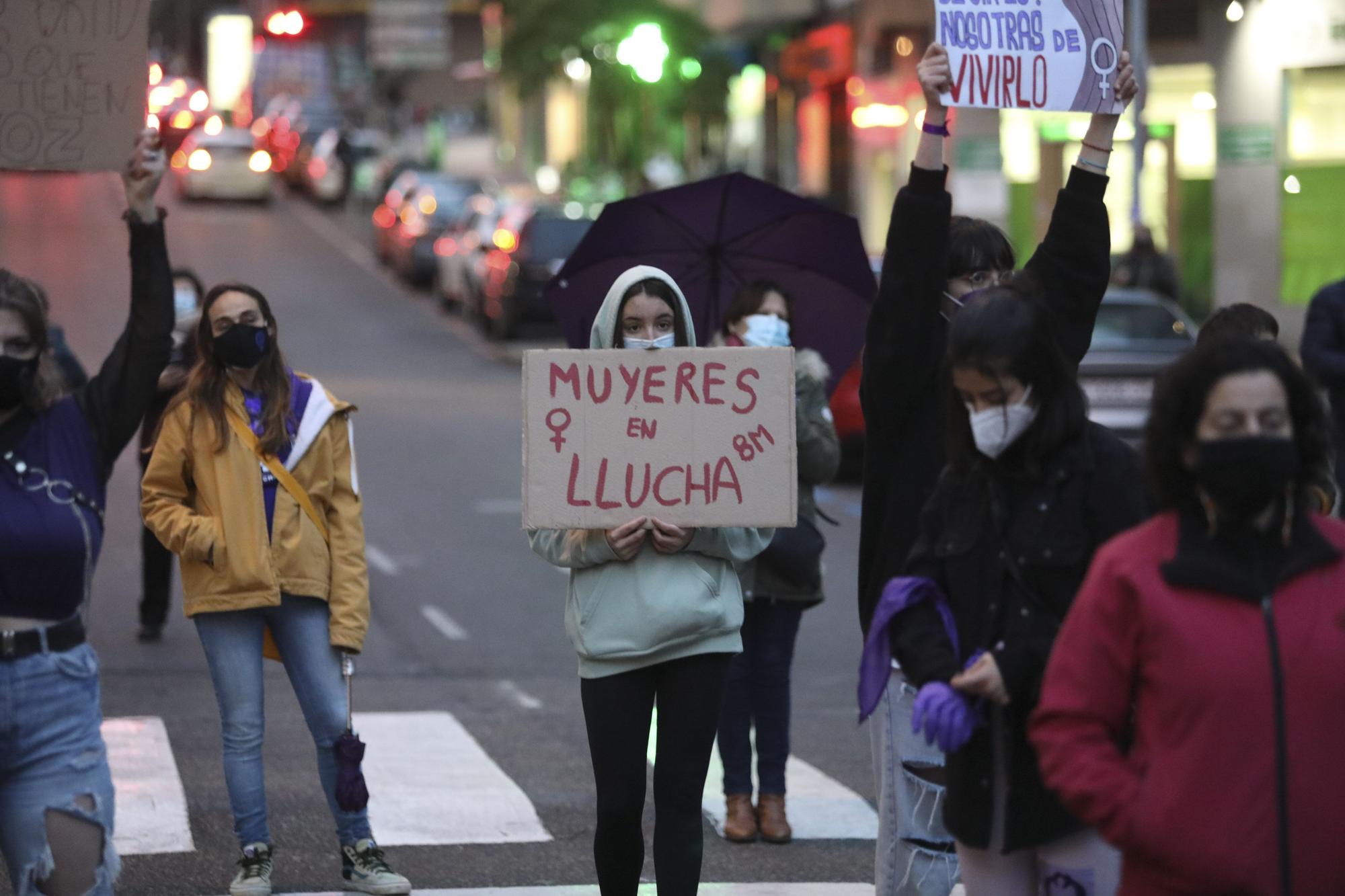 Manifestación del 8M en Avilés