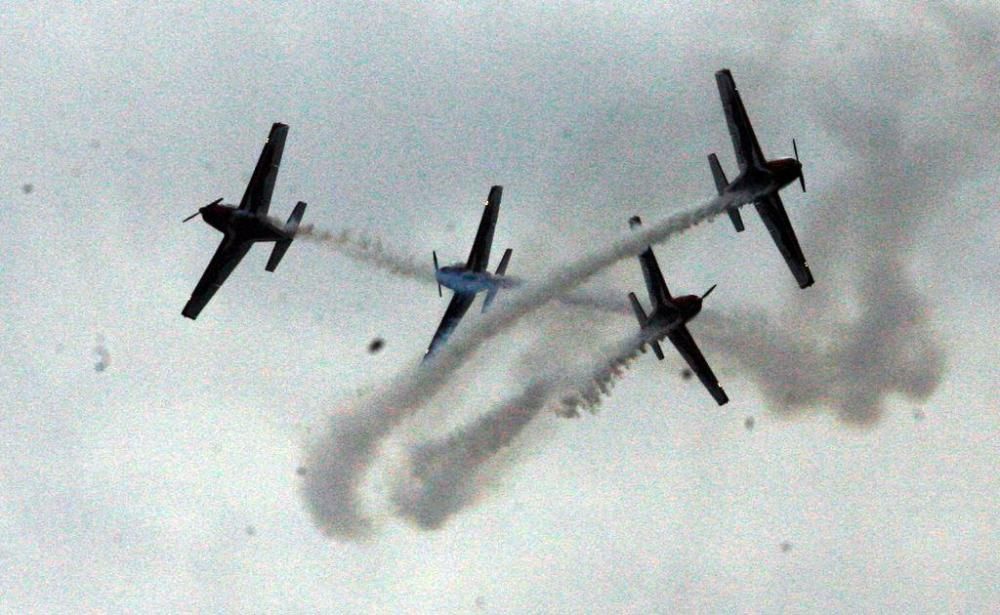 Así fueron los festivales aéreos de 2009 y 2010 en Málaga