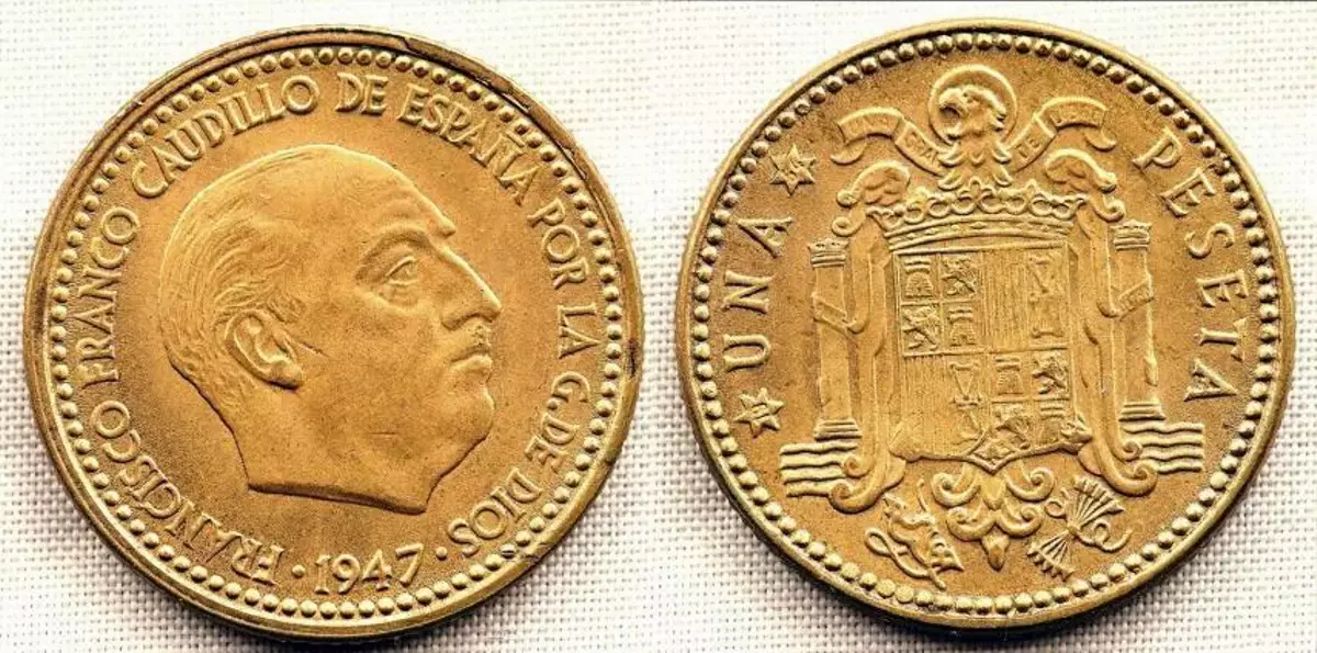 1 peseta de 1947.