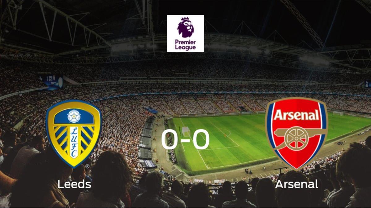 El Leeds United y el Arsenal se reparten los puntos en un partido sin goles (0-0)