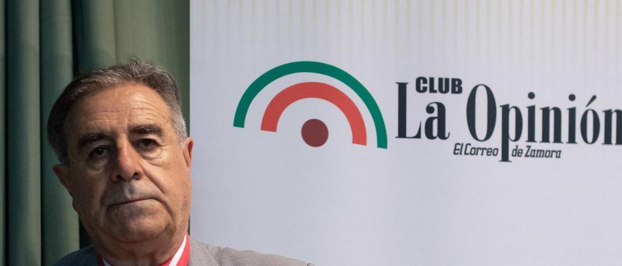 Graciano Palomo, antes de participar en el Club LA OPINIÓN-EL CORREO DE ZAMORA. | Ana Burrieza