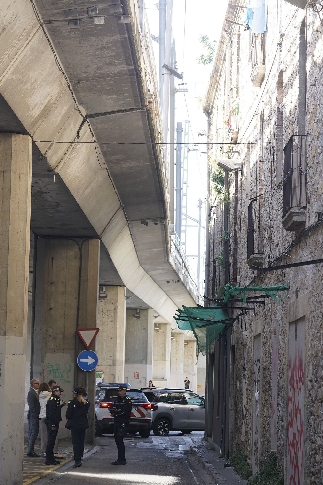 Girona carrer Tomàs Mieres desallotjament edifici ocupat