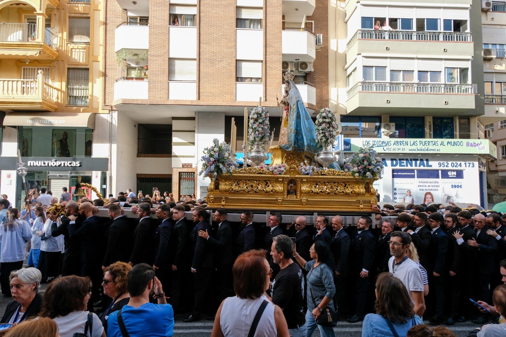 La Virgen del Rosario recorre El Palo