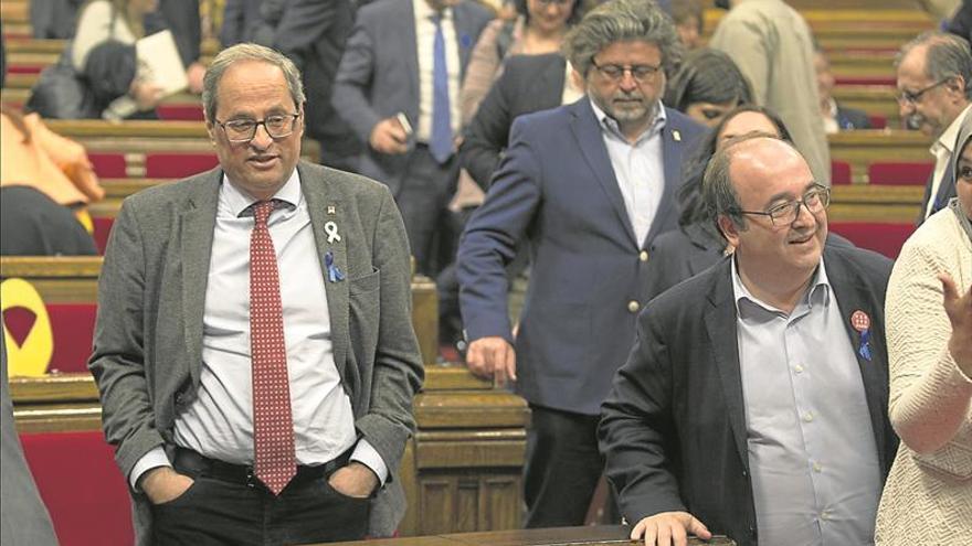 El ‘Parlament’ exige a Torra  que convoque elecciones