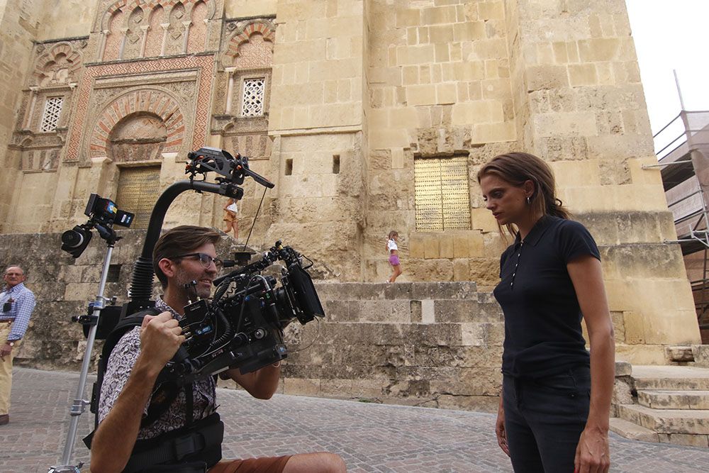 Macarena Gómez rueda en Córdoba