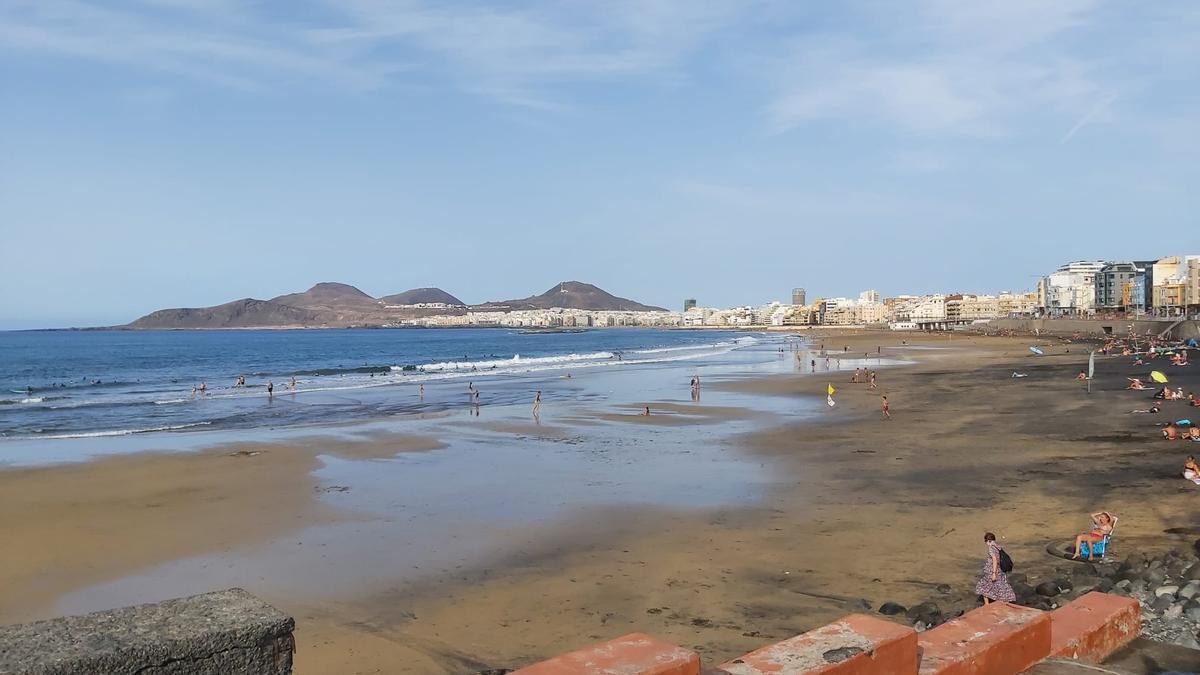 Tiempo en la playa de Las Canteras