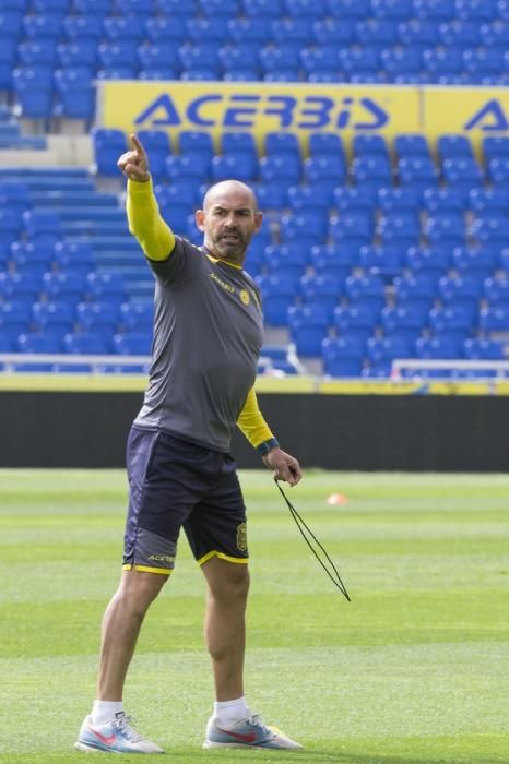 Entrenamiento de la UD previo al partido contra el Betis (18/04/2018)