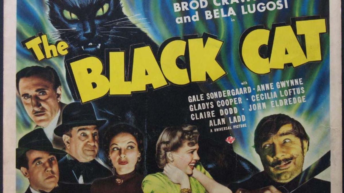 Cartel de la película 'El gato negro'