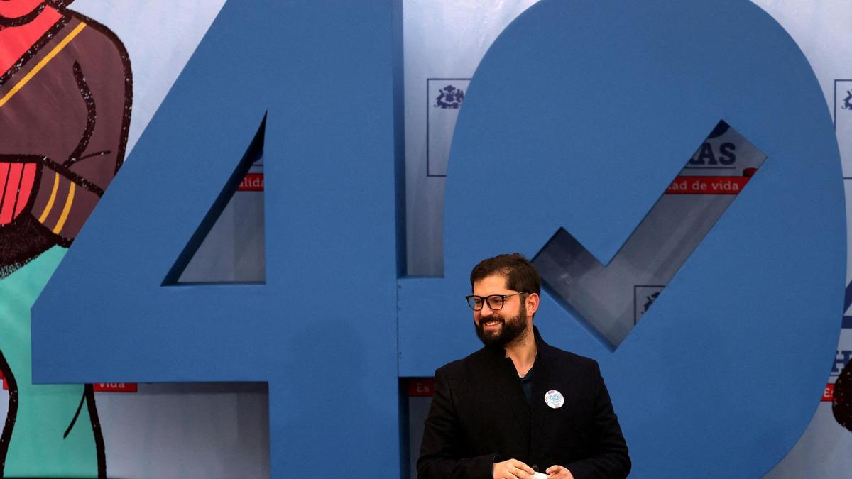 El presidente de Chile, Gabriel Boric.